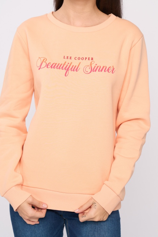 Lee Cooper - Hanorac dama cu mesaj si logo - Img 3
