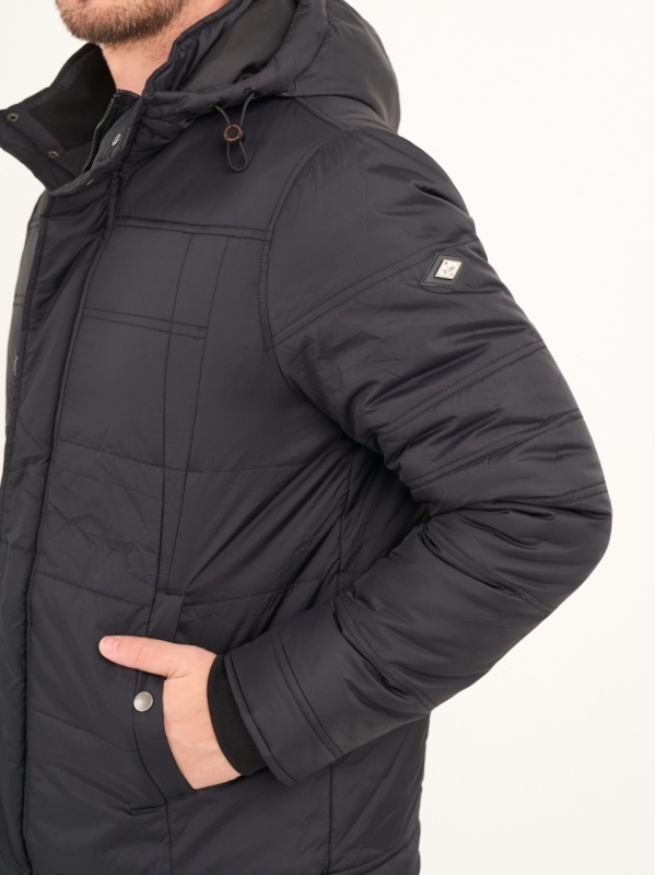Lee Cooper - Jacheta barbat groasa cu gluga si buzunare - Img 2