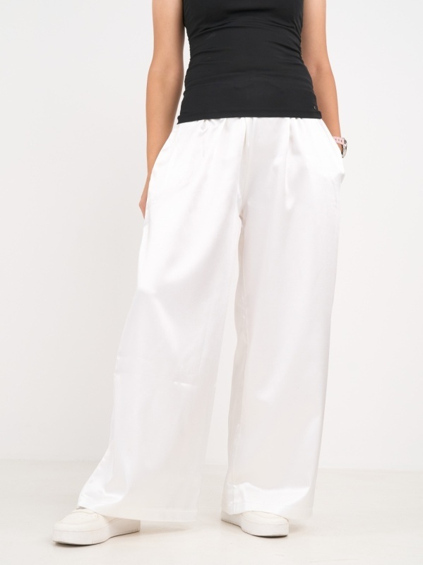 Lee Cooper - Pantaloni lungi dama cu buzunare de culoare uniforma - Img 7