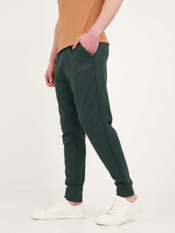Lee Cooper - Pantaloni sport barbat cu buzunare si detalii logo - Img 9