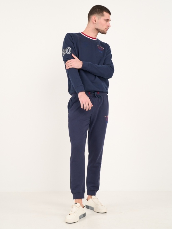 Lee Cooper - Pantaloni sport barbat cu logo si buzunare - Img 8