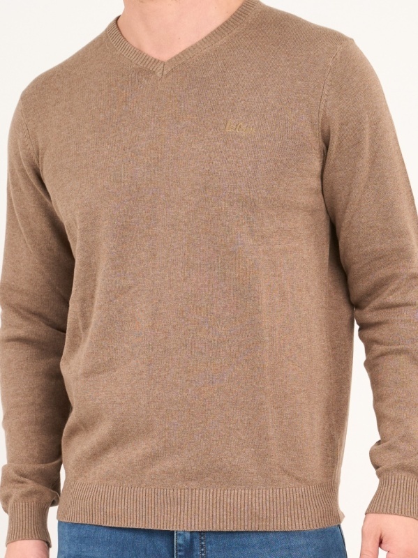 Lee Cooper - Pulover barbat cu maneca lunga de culoare uniforma - Img 3