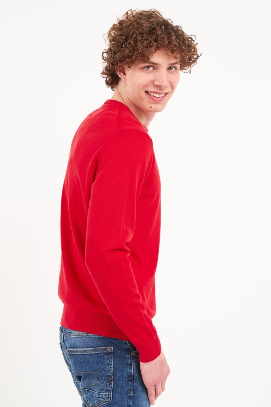 Lee Cooper - Pulover barbat de culoare uniforma - Img 2