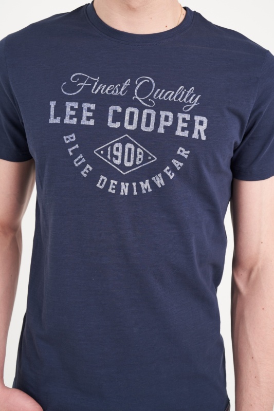 Lee Cooper - Tricou barbat cu imprimeu logo - Img 3