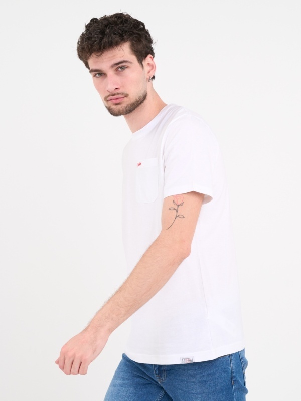 Lee Cooper - Tricou barbat cu maneca scurta si buzunar - Img 6