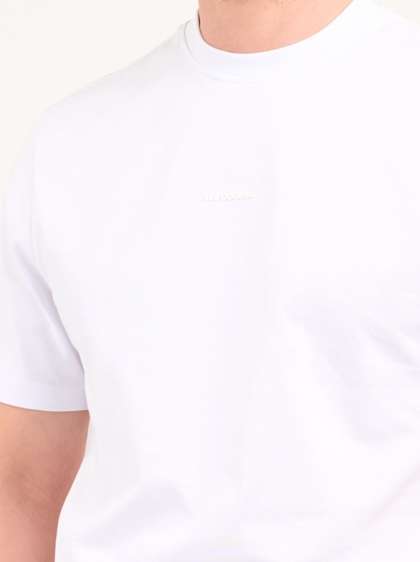 Lee Cooper - Tricou barbat cu maneca scurta si detalii logo - Img 3