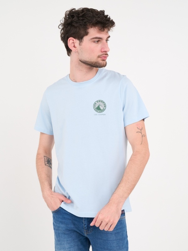 Lee Cooper - Tricou barbat cu maneca scurta si imprimeu grafic - Img 5