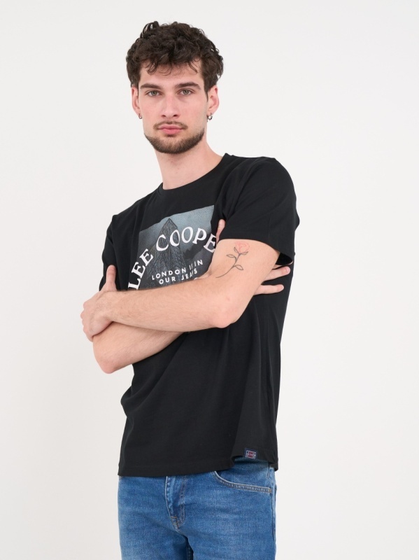 Lee Cooper - Tricou barbat cu maneca scurta si imprimeu - Img 4