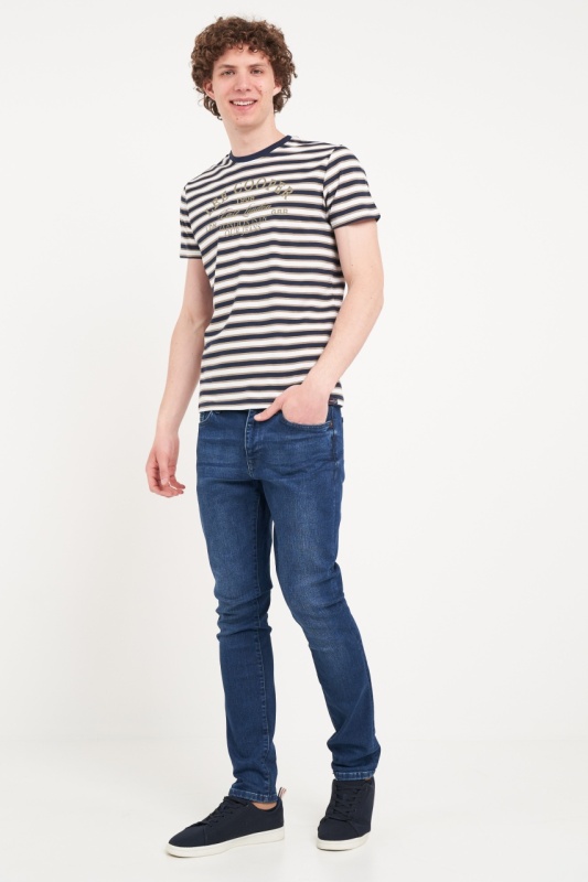 Lee Cooper - Tricou barbat cu model in dungi - Img 7