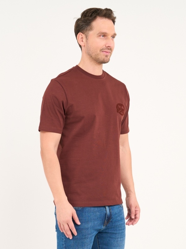 Lee Cooper - Tricou barbat de culoare uniforma cu detalii logo - Img 5
