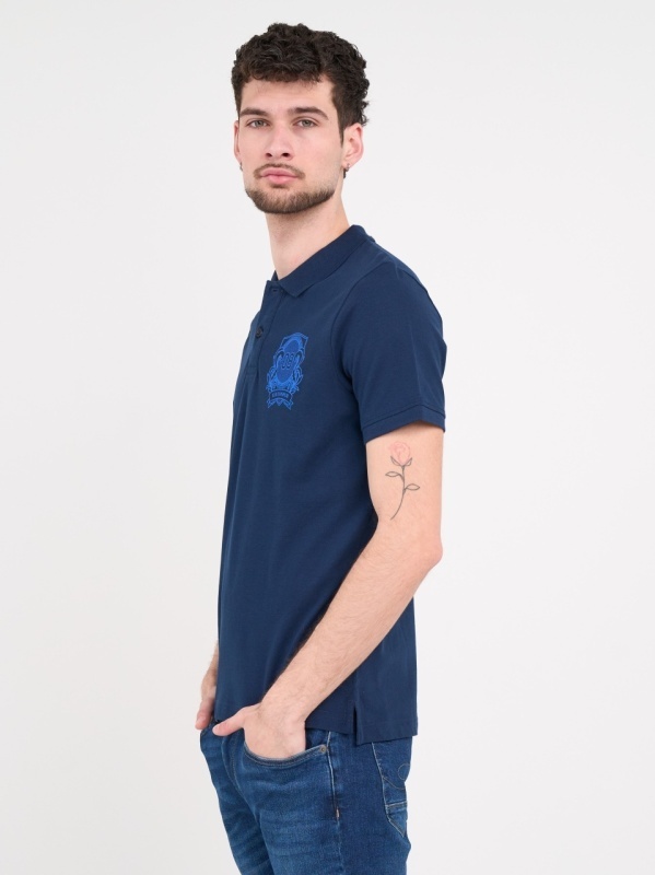Lee Cooper - Tricou barbat polo cu imprimeu logo - Img 5
