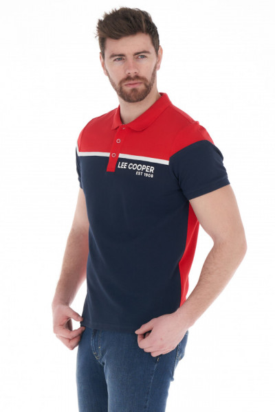 Lee Cooper - Tricou barbat tip polo in doua culori
