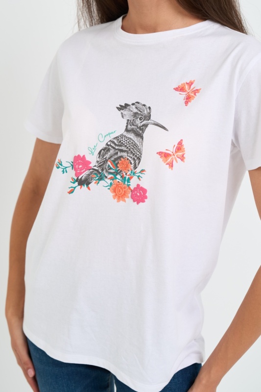 Lee Cooper - Tricou dama cu imprimeu grafic - Img 4