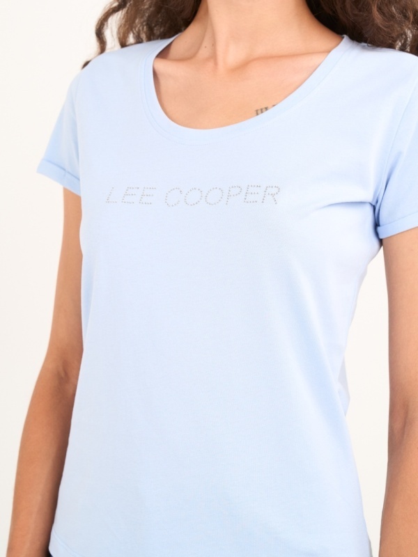 Lee Cooper - Tricou dama cu maneca scurta si detalii - Img 3