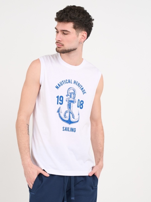 Lee Cooper - Tricou fara maneci cu imprimeu grafic - Img 6