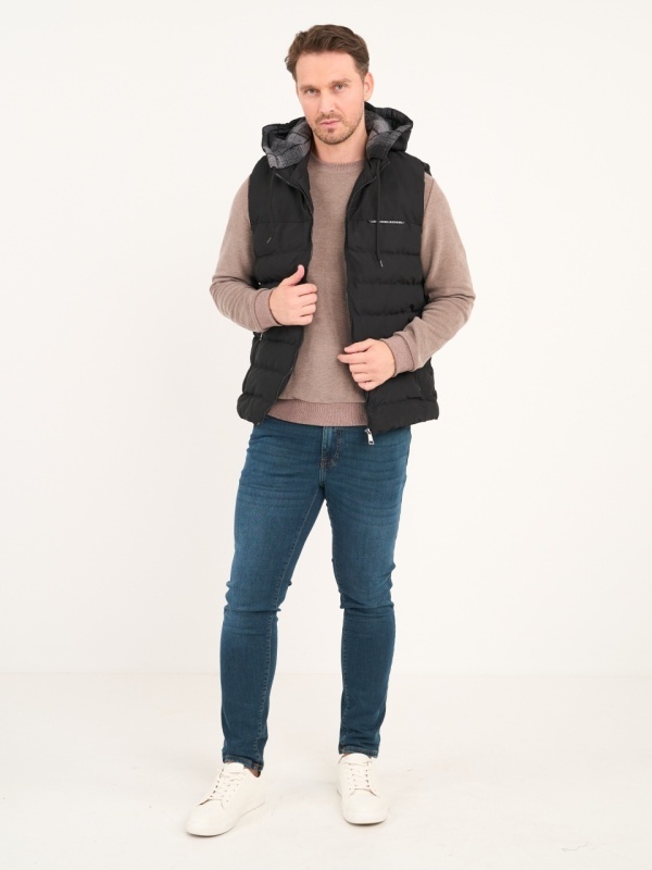 Lee Cooper - Vesta barbat cu gluga si detalii logo - Img 10