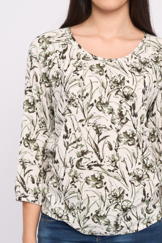 Timeout - Camasa cu maneca lunga dama cu model floral - Img 2