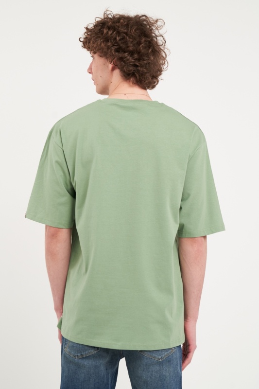 Timeout - Tricou barbat cu imprimeu logo - Img 3