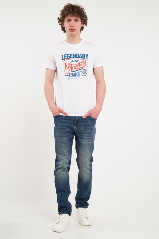 Timeout - Tricou barbat cu maneca scurta si imprimeu - Img 5