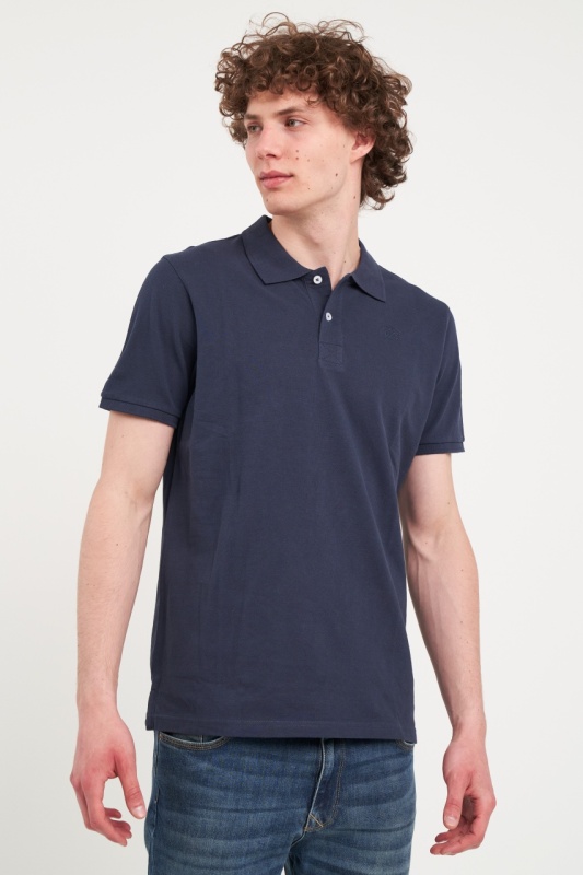 Timeout - Tricou barbat polo de culoare uniforma - Img 4