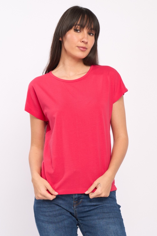 Timeout - Tricou dama maneca scurta de culoare uniforma