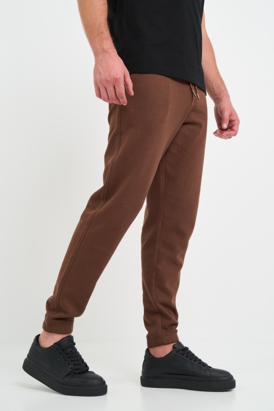 Kenvelo - Pantaloni sport barbat de culoare uniforma cu logo - Img 7