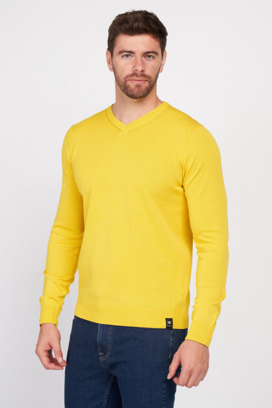 Kenvelo - Pulover barbat de culoare uniforma