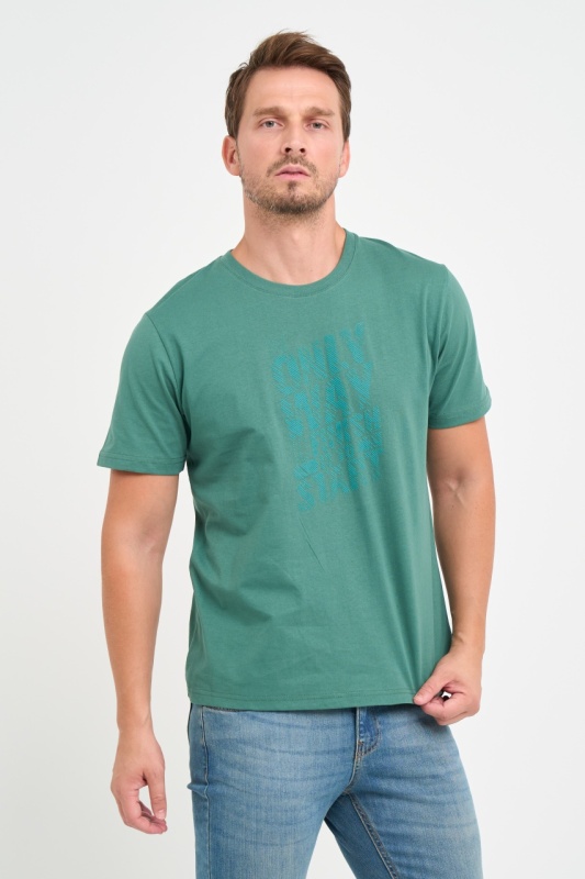 Kenvelo - Tricou barbat cu logo si imprimeu detalii grafice - Img 5