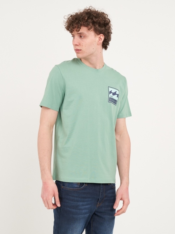Kenvelo - Tricou barbat cu maneca scurta si imprimeu - Img 2