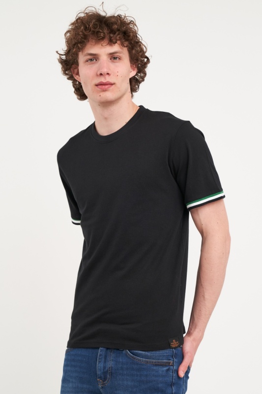 Kenvelo - Tricou barbat deculoare uniforma cu logo - Img 5
