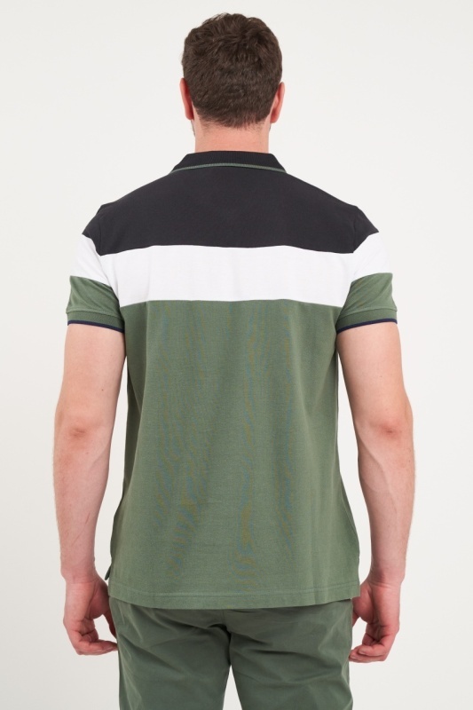 Kenvelo - Tricou barbat polo multicolor - Img 2