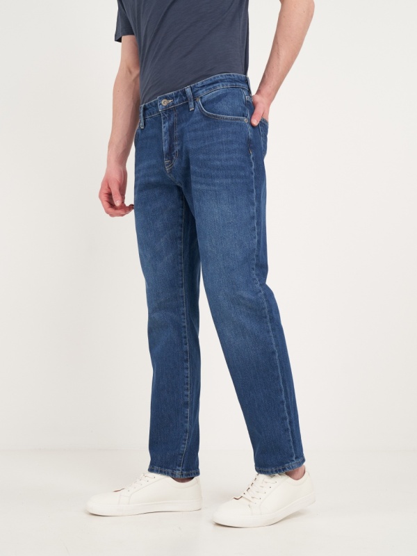 Lee Cooper - Blugi barbat regular cu aspect usor decolorat - Img 7