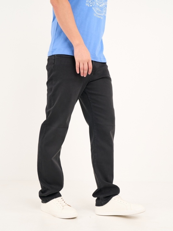 Lee Cooper - Blugi barbat regular de culoare uniforma - Img 7