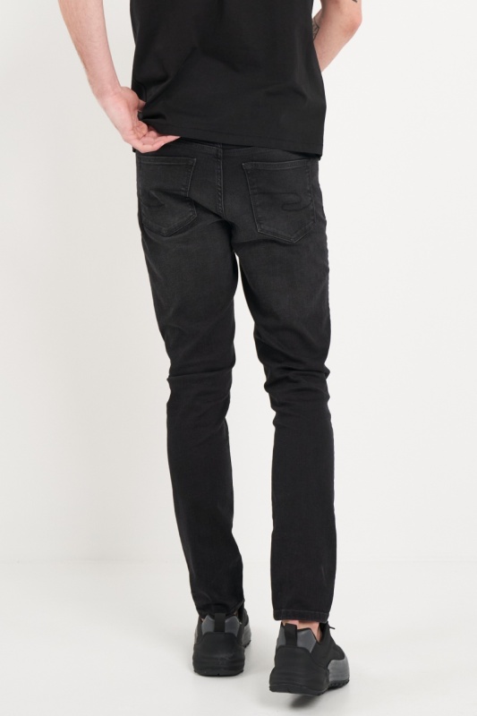 Lee Cooper - Blugi barbat skinny de culoare inchisa - Img 4