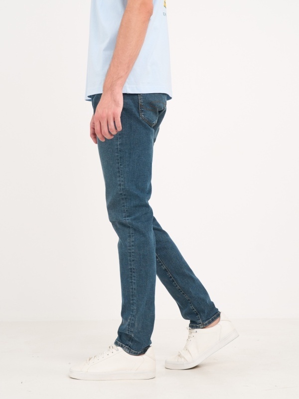 Lee Cooper - Blugi barbat slim cu aspect decolorat - Img 7