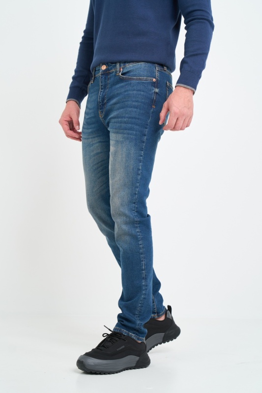 Lee Cooper - Blugi barbat slim cu aspect decolorat - Img 7
