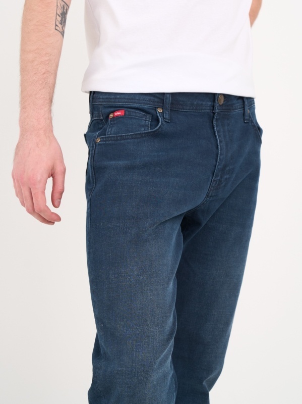 Lee Cooper - Blugi barbat slim de culoare inchisa - Img 2