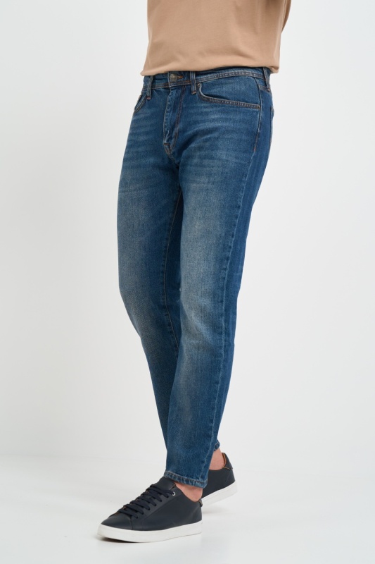 Lee Cooper - Blugi barbat straight aspect usor decolorat - Img 7