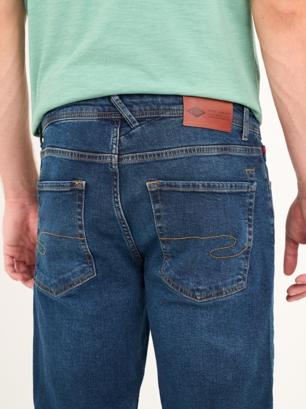 Lee Cooper - Blugi barbat straight de culoare inchisa - Img 6