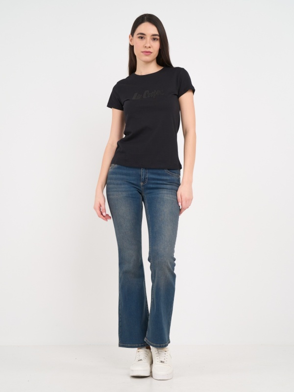 Lee Cooper - Blugi dama bootcut cu aspect decolorat - Img 9
