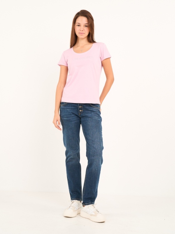 Lee Cooper - Blugi dama boyfriend cu aspect decolorat - Img 10