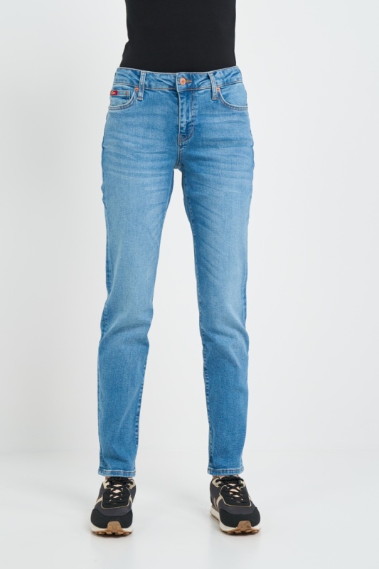 Lee Cooper - Blugi dama girlfriend culoare deschisa - Img 9