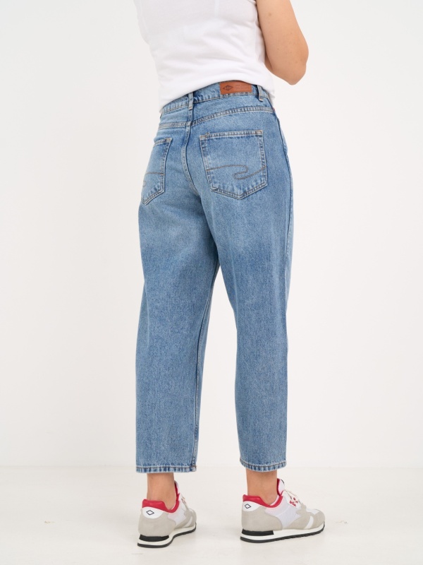 Lee Cooper - Blugi dama mom cu aspect decolorat - Img 2
