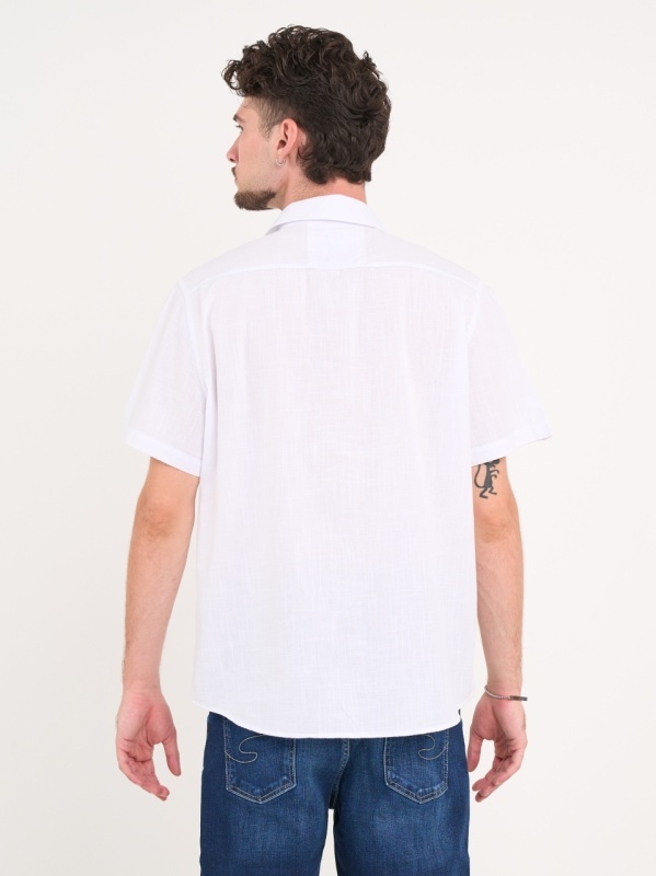 Lee Cooper - Camasa barbat cu maneca scurta regular de culoare uniforma - Img 3