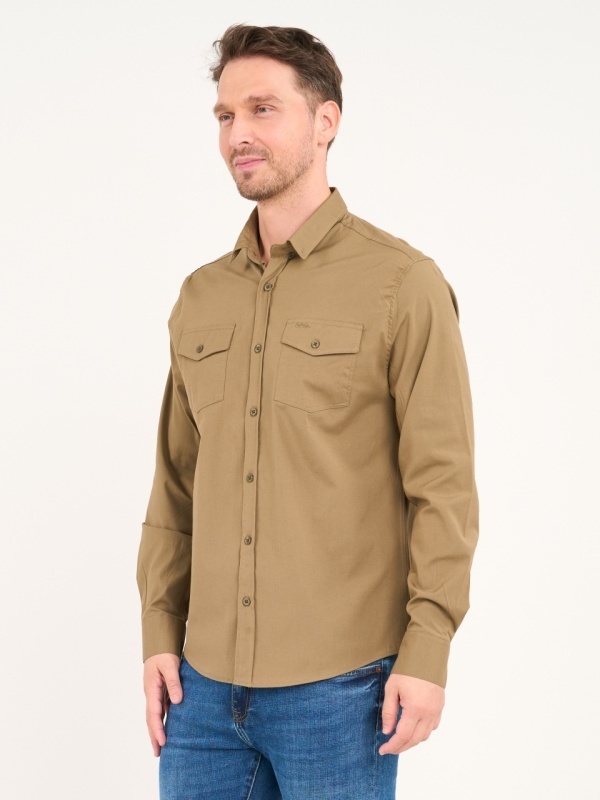Lee Cooper - Camasa barbat maneca lunga de culoare uniforma - Img 5