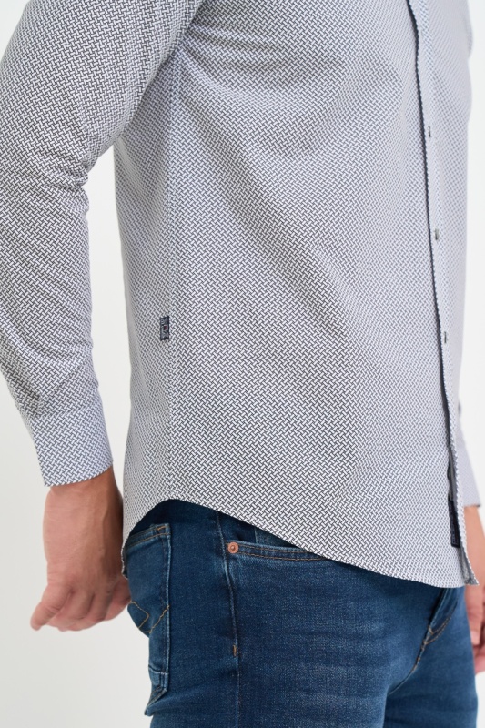 Lee Cooper - Camasa barbat slim cu maneca lunga si model - Img 2