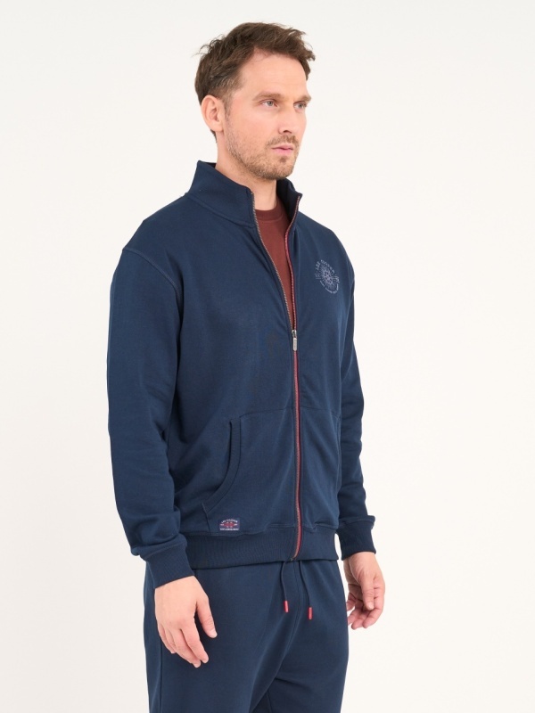 Lee Cooper - Hanorac barbat cu fermoar si detalii logo - Img 5