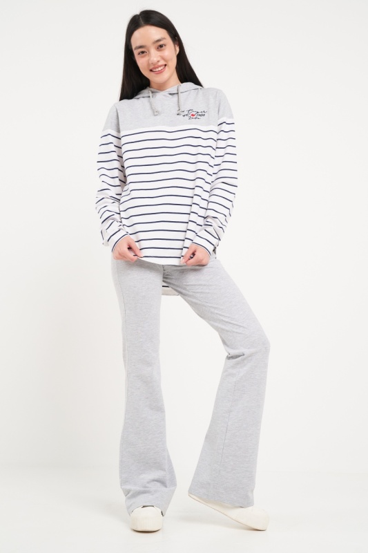 Lee Cooper - Hanorac dama cu dungi si detalii - Img 10