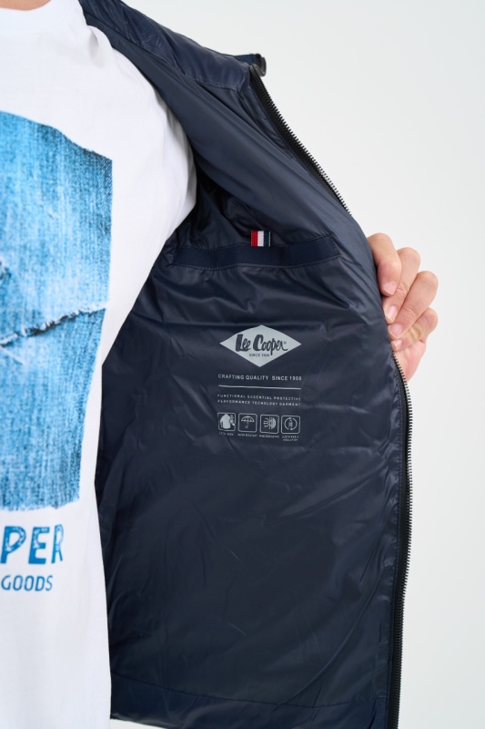 Lee Cooper - Jacheta barbat cu gluga si buzunare in lateral - Img 3