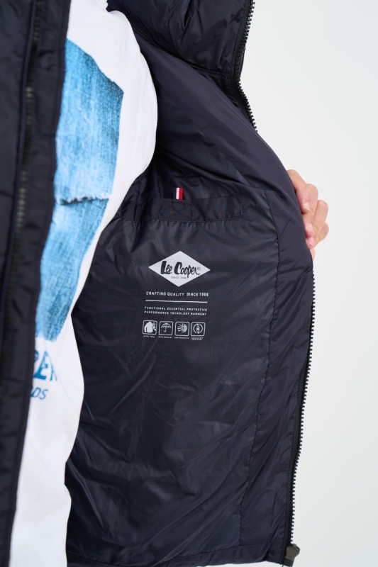 Lee Cooper - Jacheta barbat cu gluga si buzunare laterale - Img 3